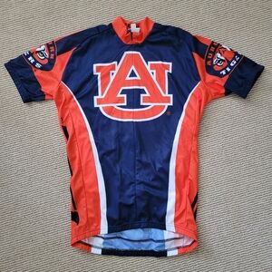 Auburn Tigers Cycling Jersey - Navy and Orange